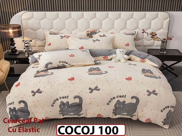 Lenjerie De Pat COCOLINO  cu Elastic 4 piese - COCOJ100