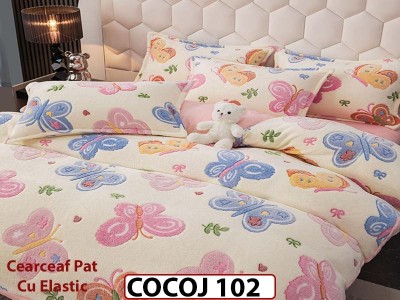 Lenjerie De Pat COCOLINO  cu Elastic 4 piese - COCOJ102