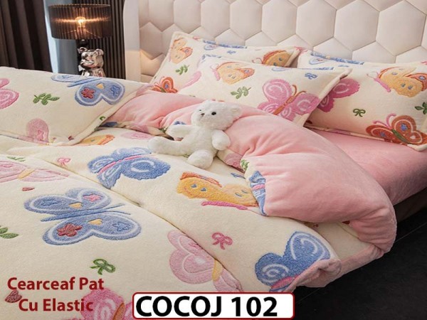 Lenjerie De Pat COCOLINO  cu Elastic 4 piese - COCOJ102
