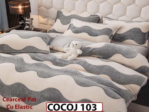 Lenjerie De Pat COCOLINO  cu Elastic 4 piese - COCOJ103