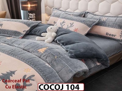 Lenjerie De Pat COCOLINO  cu Elastic 4 piese - COCOJ104