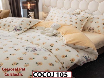 Lenjerie De Pat COCOLINO  cu Elastic 4 piese - COCOJ105