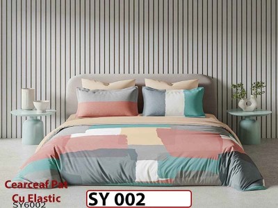 Lenjerie din finet 6 piese Imprimata Digital cu elastic - SY 002