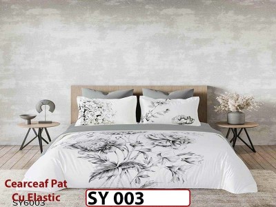 Lenjerie din finet 6 piese Imprimata Digital cu elastic - SY 003