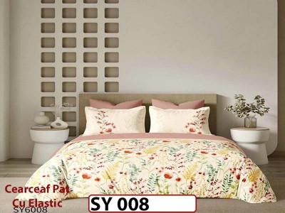 Lenjerie din finet 6 piese Imprimata Digital cu elastic - SY 008