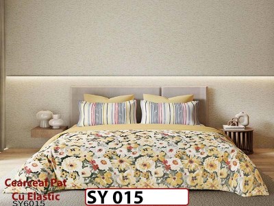 Lenjerie din finet 6 piese Imprimata Digital cu elastic - SY 015