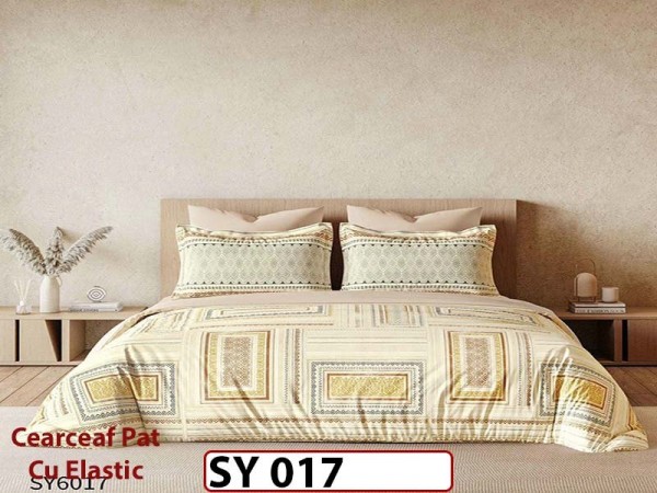 Lenjerie din finet 6 piese Imprimata Digital cu elastic - SY 017