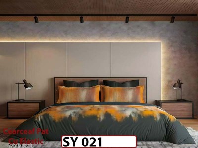 Lenjerie din finet 6 piese Imprimata Digital cu elastic - SY 021