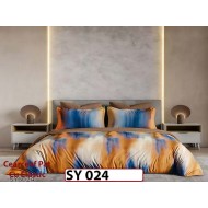 Lenjerie din finet 6 piese Imprimata Digital cu elastic - SY 024