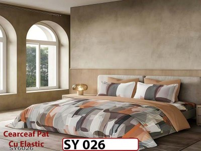 Lenjerie din finet 6 piese Imprimata Digital cu elastic - SY 026