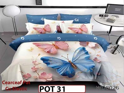 Lenjerie din Finet 5D cu Elastic 4 Piese - POT31