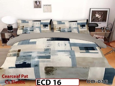 Lenjerie din finet 5D cu 6 piese si cearceaf cu elastic - ECD 16 Lenjerie din finet 5D cu 6 piese si cearceaf cu elastic - ECD 16
