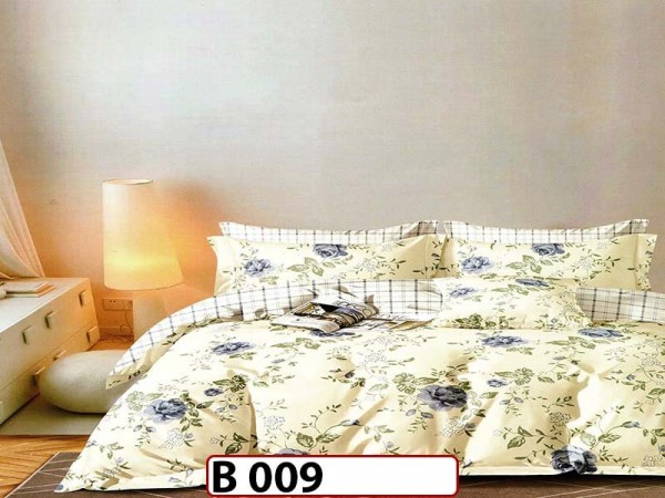 Lenjerie din bumbac 100% 4 piese CasaNewConcept - B 009