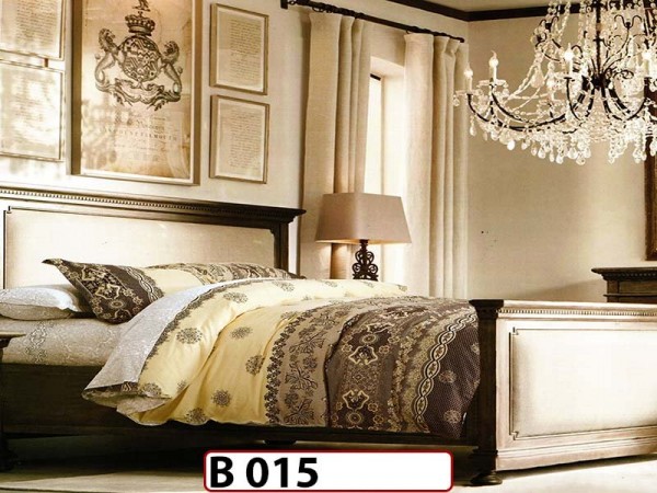 Lenjerie din bumbac 100% 4 piese CasaNewConcept - B 015