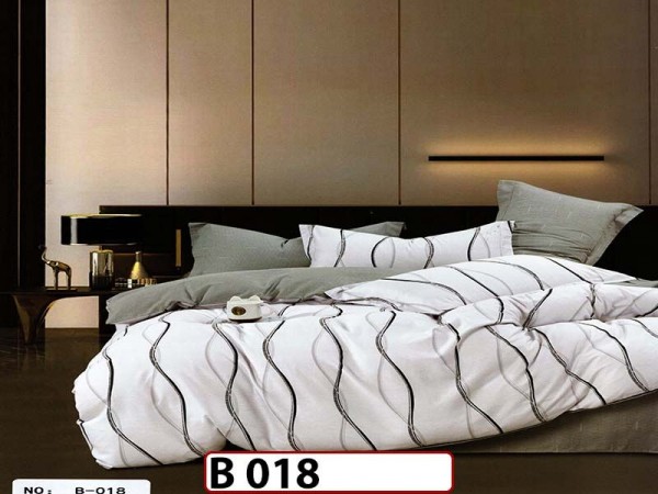 Lenjerie din bumbac 100% 4 piese CasaNewConcept - B 018