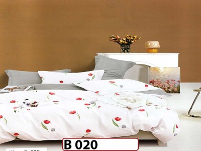 Lenjerie din bumbac 100% 4 piese CasaNewConcept - B 020 Lenjerie din bumbac 100% 4 piese CasaNewConcept - B 020