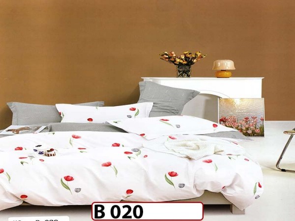 Lenjerie din bumbac 100% 4 piese CasaNewConcept - B 020