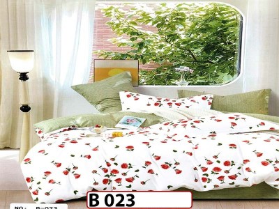 Lenjerie din bumbac 100% 4 piese CasaNewConcept - B023 Lenjerie din bumbac 100% 4 piese CasaNewConcept - B023