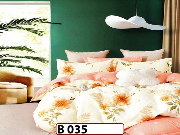 Lenjerie din bumbac 100% 4 piese CasaNewConcept - B 035