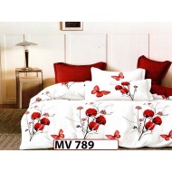 Lenjerie din bumbac Satinat 4 piese Casa New Concept - MV789