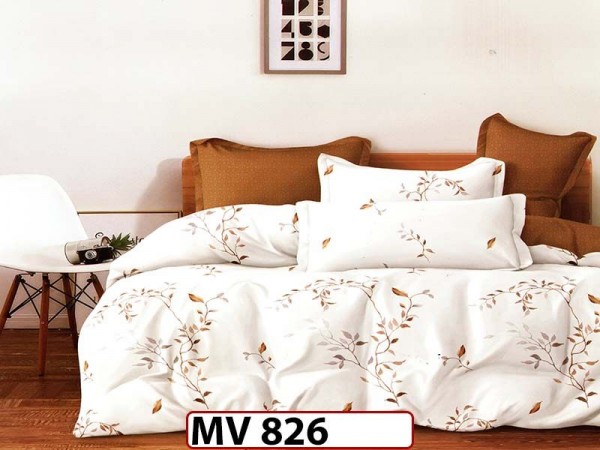 Lenjerie din bumbac Satinat 4 piese Casa New Concept - MV826