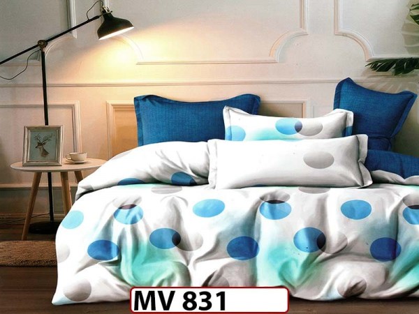 Lenjerie din bumbac Satinat 4 piese Casa New Concept - MV831