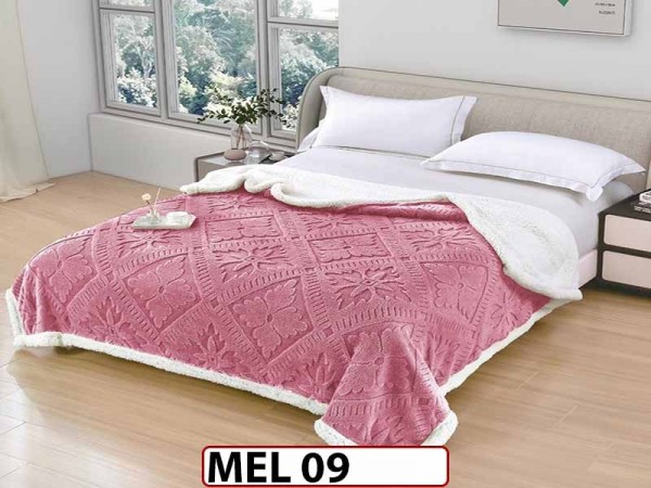 Patura Pufoasa Cocolino cu Blanita cu Fermoar 200x230cm - MEL 09
