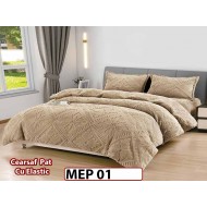 Lenjerie De Pat Cocolino 2 Persoane CU ELASTIC 4 piese - MEP 01