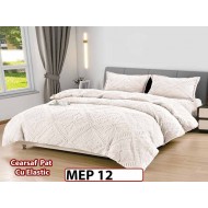 Lenjerie De Pat Cocolino 2 Persoane CU ELASTIC 4 piese - MEP 12