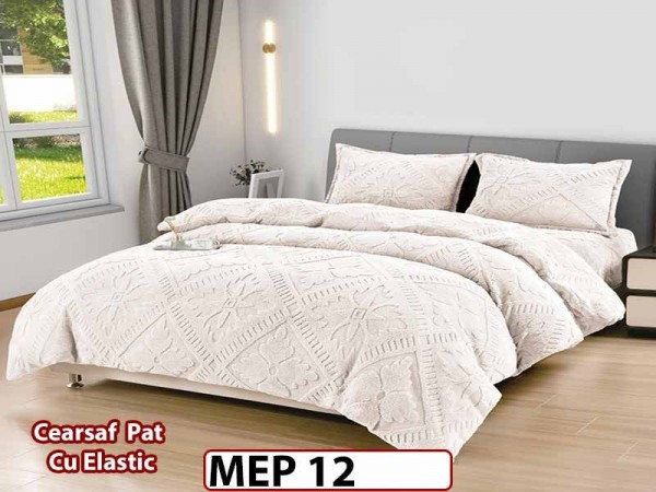 Lenjerie De Pat Cocolino 2 Persoane CU ELASTIC 4 piese - MEP 12