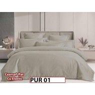 Lenjerie din Finet Fin 4 Piese cu Elastic - PUR 01