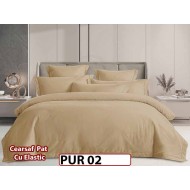 Lenjerie din Finet Fin 4 Piese cu Elastic - PUR 02