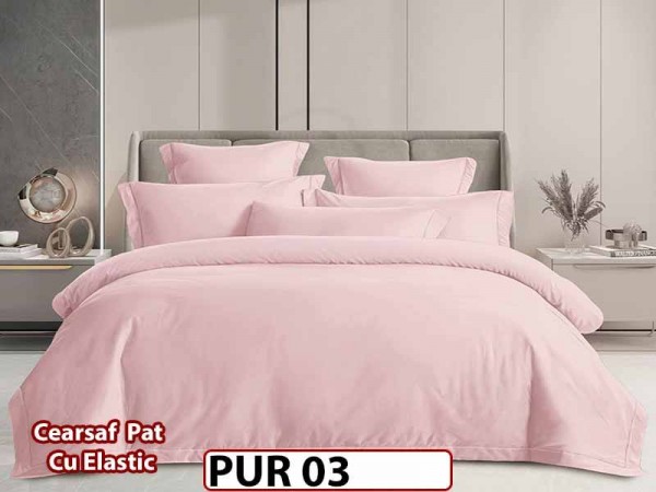 Lenjerie din Finet Fin 4 Piese cu Elastic - PUR 03