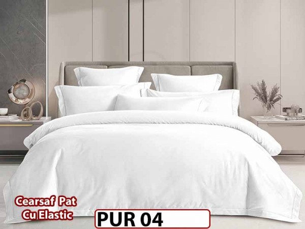 Lenjerie din Finet Fin 4 Piese cu Elastic - PUR 04