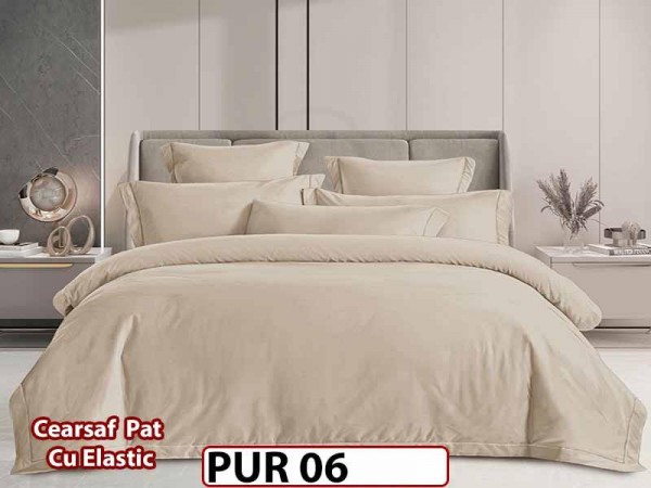 Lenjerie din Finet Fin 4 Piese cu Elastic - PUR 06