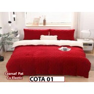 Lenjerie cocolino cu blanita , Tip Tricotaj , 4 piese cu Elastic- COTA 01