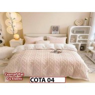 Lenjerie cocolino cu blanita , Tip Tricotaj , 4 piese cu Elastic- COTA 04