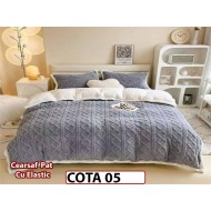 Lenjerie cocolino cu blanita , Tip Tricotaj , 4 piese cu Elastic- COTA 05