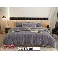 Lenjerie cocolino cu blanita , Tip Tricotaj , 4 piese cu Elastic- COTA 06