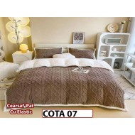 Lenjerie cocolino cu blanita , Tip Tricotaj , 4 piese cu Elastic- COTA 07