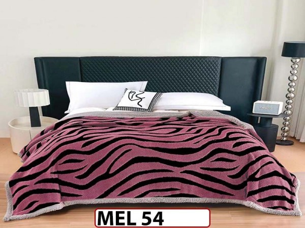 Patura Pufoasa Cocolino cu Blanita cu Fermoar 200x230cm - MEL 54 Patura Pufoasa Cocolino cu Blanita cu Fermoar 200x230cm - MEL 54