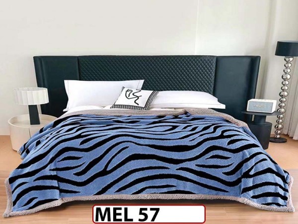 Patura Pufoasa Cocolino cu Blanita cu Fermoar 200x230cm - MEL 57 Patura Pufoasa Cocolino cu Blanita cu Fermoar 200x230cm - MEL 57