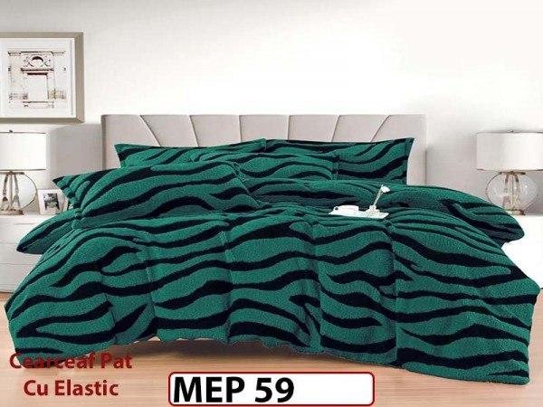 Lenjerie De Pat Cocolino 2 Persoane CU ELASTIC 4 piese - MEP 58