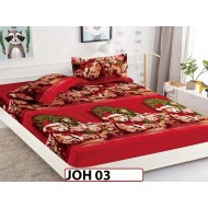 Husa de Pat din Finet + 2 Fete de Perne - Saltea 180x200 - Pat 2 Persoane - JOH 03