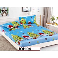 Husa de Pat din Finet + 2 Fete de Perne - Saltea 180x200 - Pat 2 Persoane - JOH 04