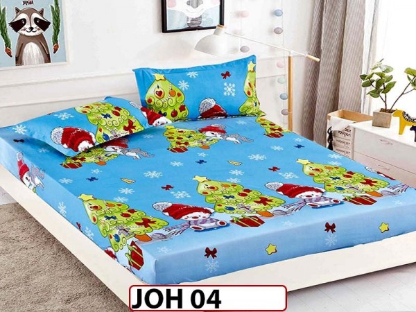 Husa de Pat din Finet + 2 Fete de Perne - Saltea 180x200 - Pat 2 Persoane - JOH 04