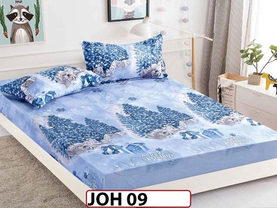 Husa de Pat din Finet + 2 Fete de Perne - Saltea 180x200 - Pat 2 Persoane - JOH 09 Husa de Pat din Finet + 2 Fete de Perne - Saltea 180x200 - Pat 2 Persoane - JOH 09