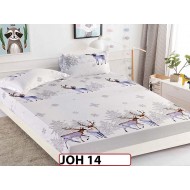 Husa de Pat din Finet + 2 Fete de Perne - Saltea 180x200 - Pat 2 Persoane - JOH 14