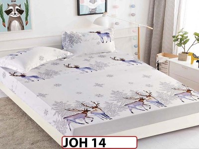 Husa de Pat din Finet + 2 Fete de Perne - Saltea 180x200 - Pat 2 Persoane - JOH 14 Husa de Pat din Finet + 2 Fete de Perne - Saltea 180x200 - Pat 2 Persoane - JOH 14