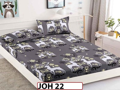 Husa de Pat din Finet + 2 Fete de Perne - Saltea 180x200 - Pat 2 Persoane - JOH 22 Husa de Pat din Finet + 2 Fete de Perne - Saltea 180x200 - Pat 2 Persoane - JOH 22